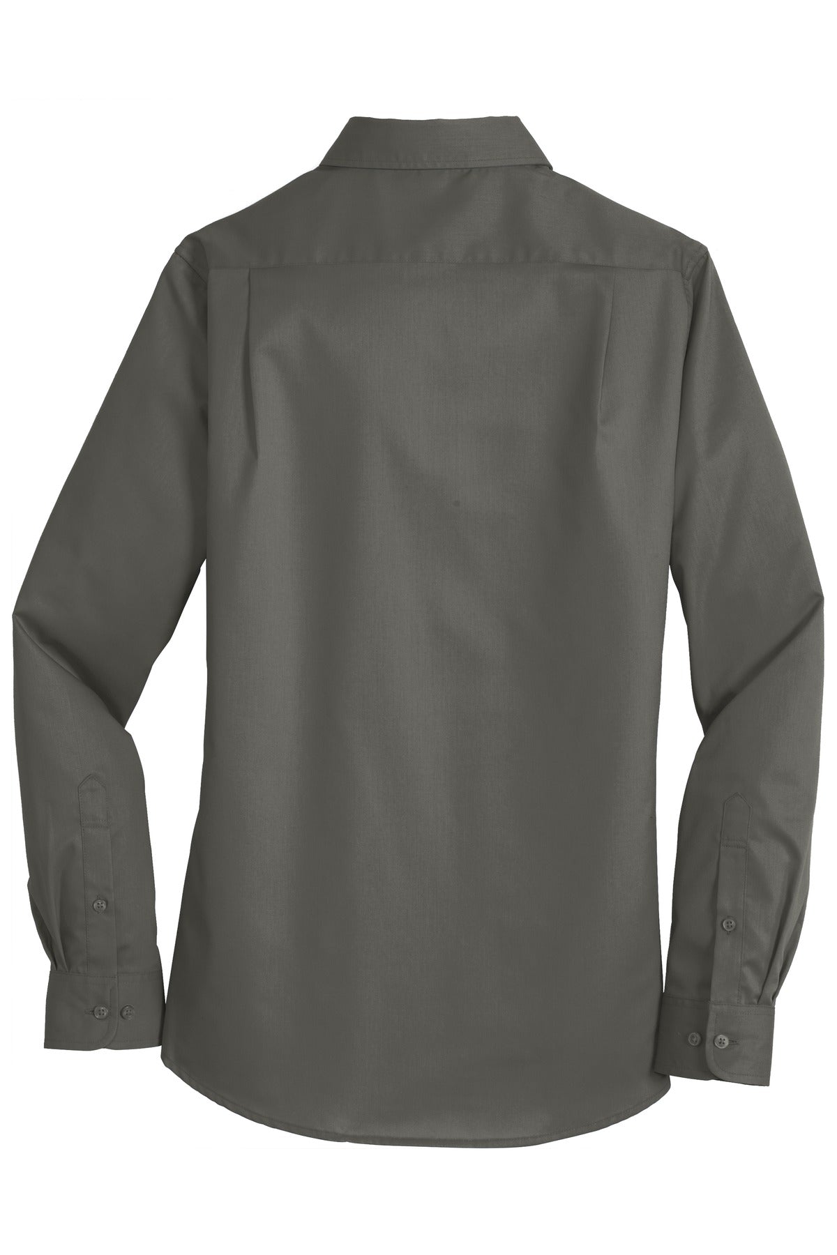 Port Authority Women's SuperPro Twill Shirt. L663 Sterling Grey