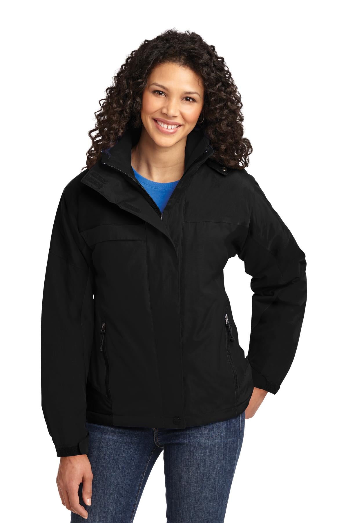 Port Authority Women's Nootka Jacket L792 Black/ Black