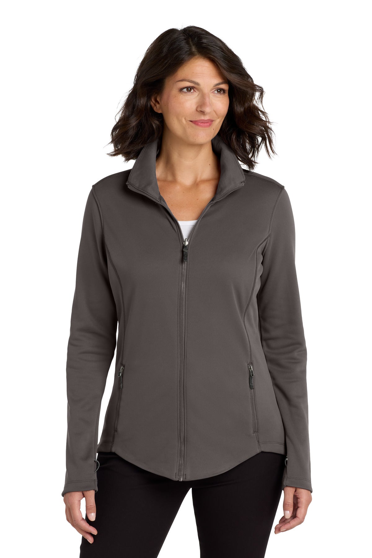 Port Authority Women's Collective Smooth Fleece Jacket L904 Graphite