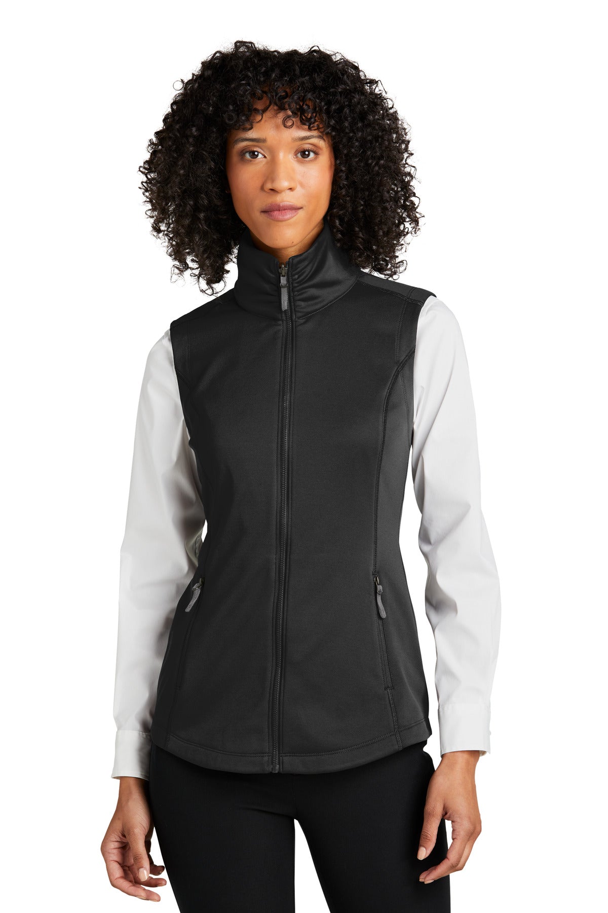 Port Authority Women's Collective Smooth Fleece Vest L906 Deep Black