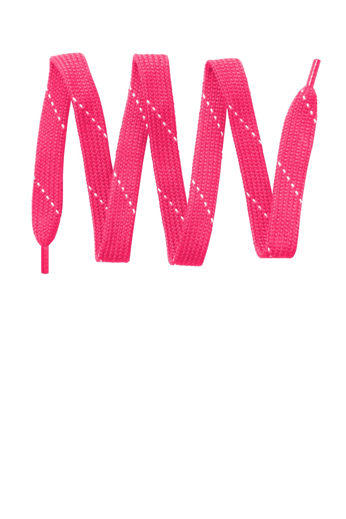 Sport-Tek Laces LACE Neon Pink/ White