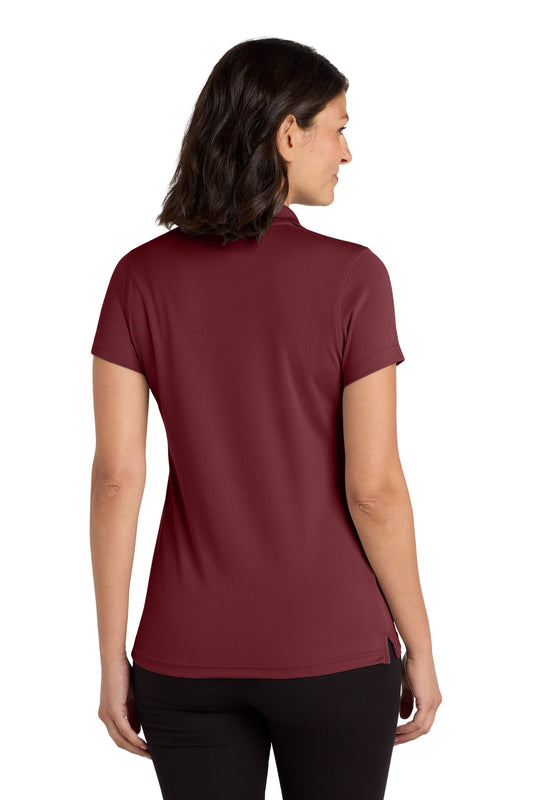 Port Authority Women's Dry Zone UV Micro-Mesh Polo. LK110 Burgundy