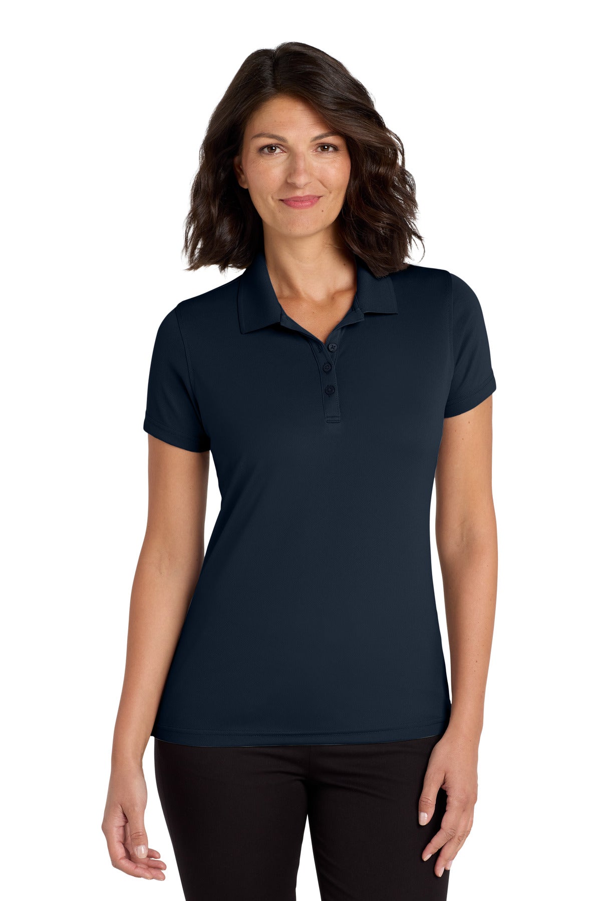Port Authority Women's Dry Zone UV Micro-Mesh Polo LK110 River Blue Navy