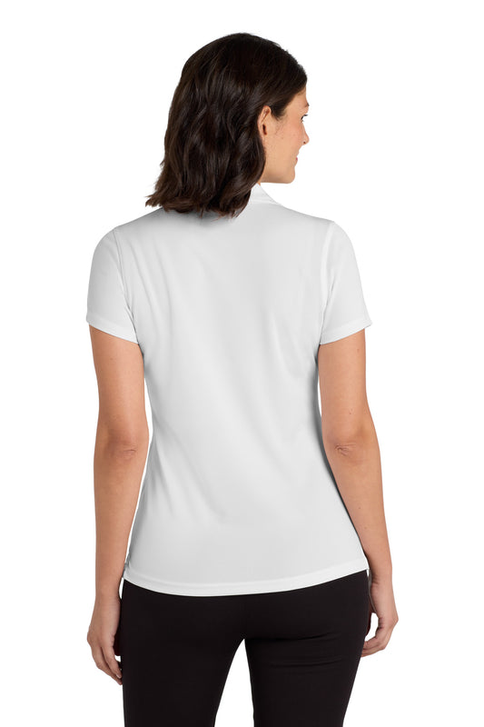 Port Authority Women's Dry Zone UV Micro-Mesh Polo. LK110 White