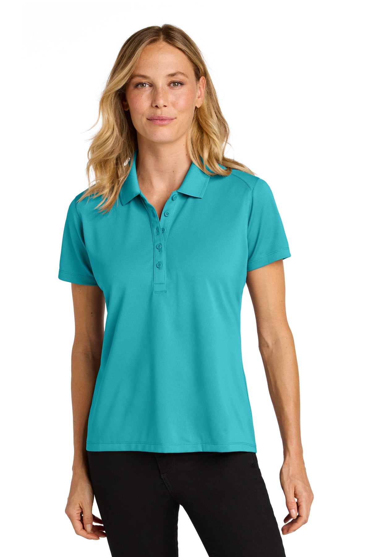 Port Authority Women's Wearever Performance Pique Polo LK240 Aquamarine
