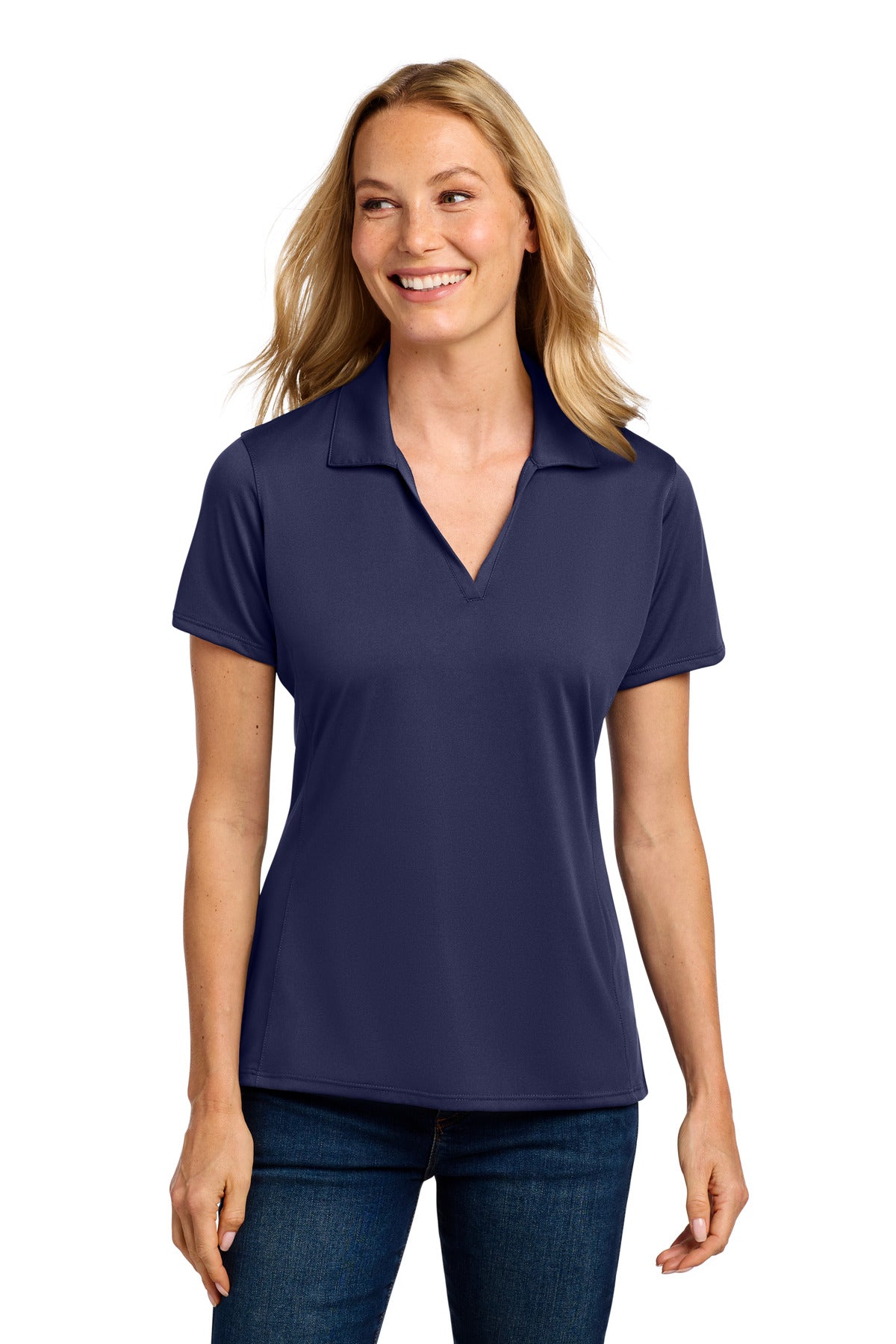 Port Authority Women's Performance Staff Polo LK398 True Navy