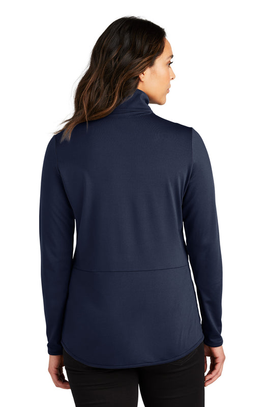 Port Authority Women's Accord Stretch Fleece Full-Zip LK595 Navy