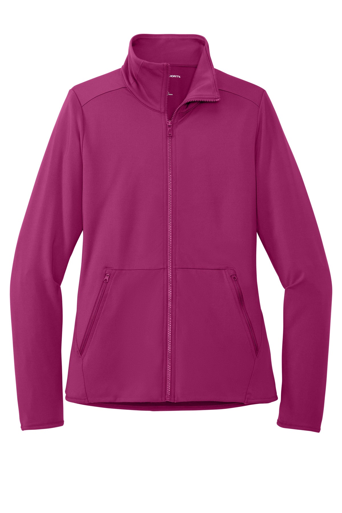 Port Authority Women's Accord Stretch Fleece Full-Zip LK595 Wine