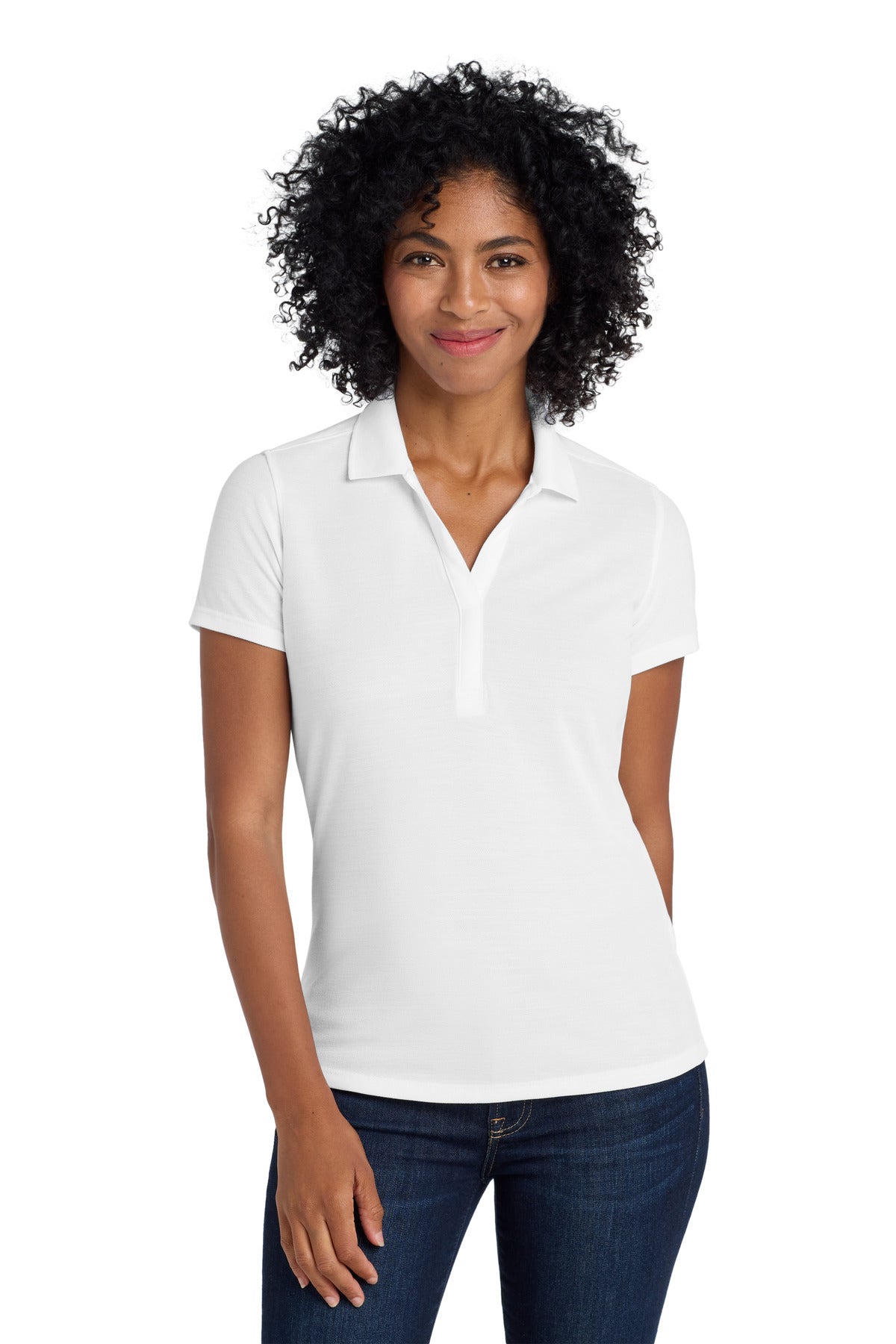 Port Authority Women's EZPerformance Pique Polo LK600 White