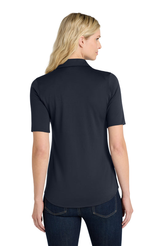 Port Authority Women's City Stretch Top. LK682 River Blue Navy