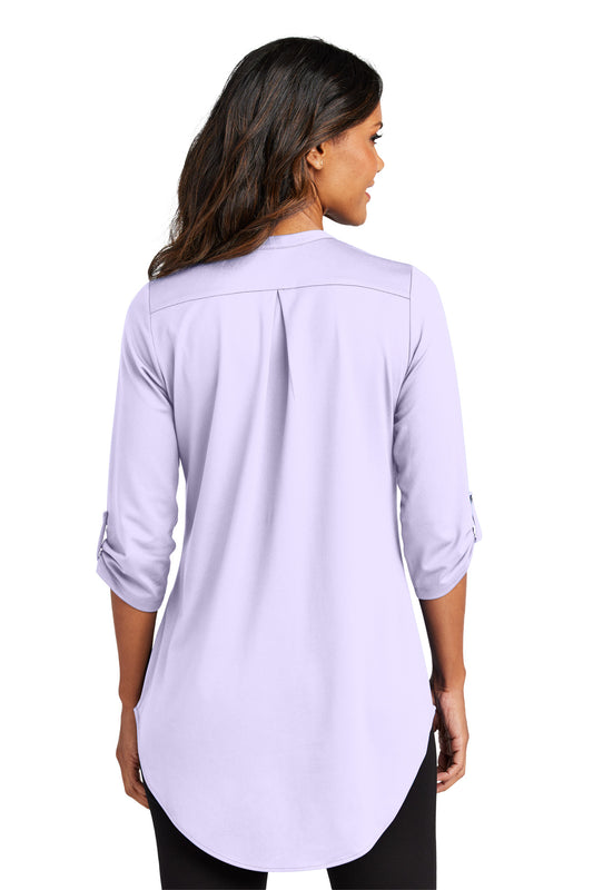 Port Authority Women's City Stretch 3/4-Sleeve Tunic LK6840 Bright Lavender