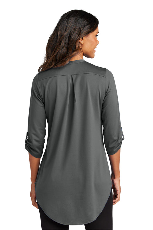 Port Authority Women's City Stretch 3/4-Sleeve Tunic LK6840 Graphite