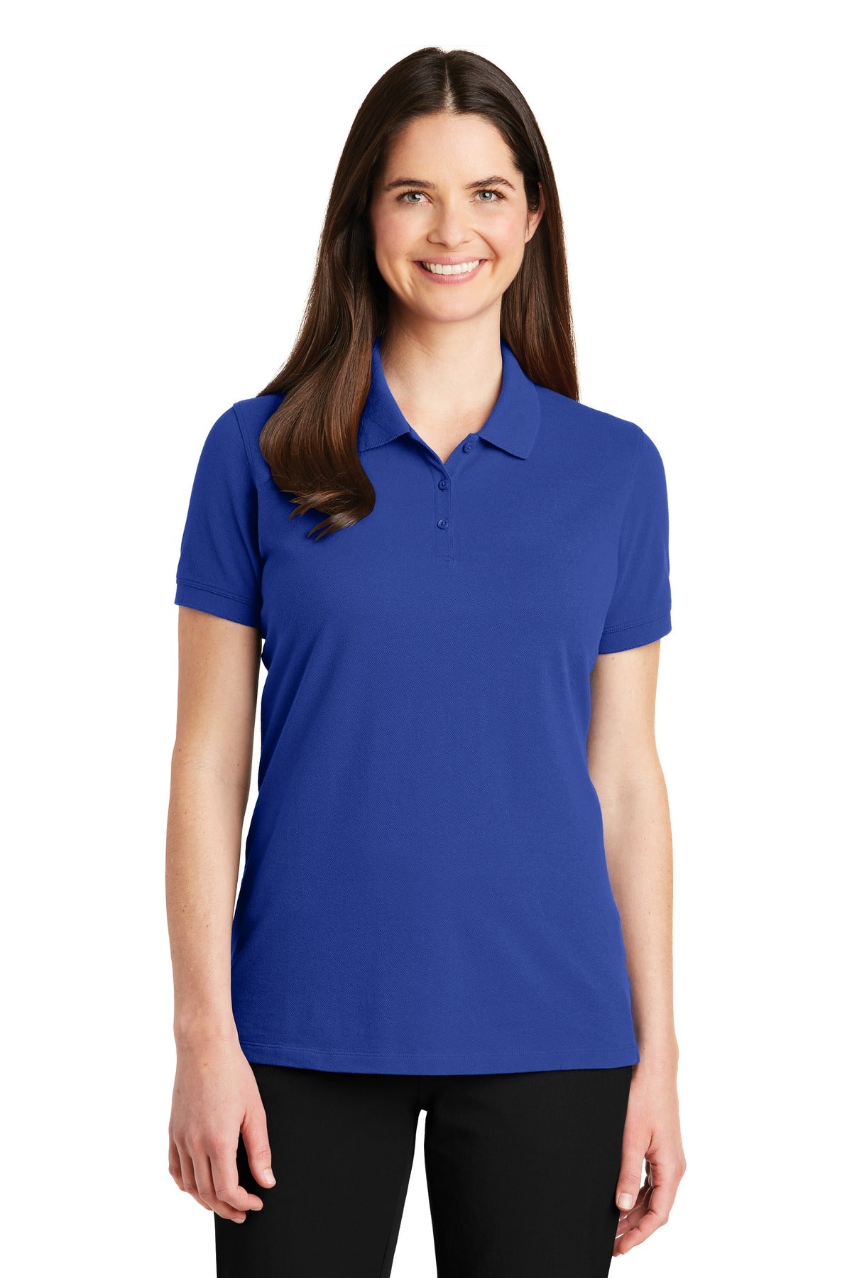 Port Authority Women's EZCotton Polo LK8000 True Royal