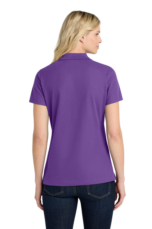 Port Authority Women's SuperPro React Polo. LK810 Purple