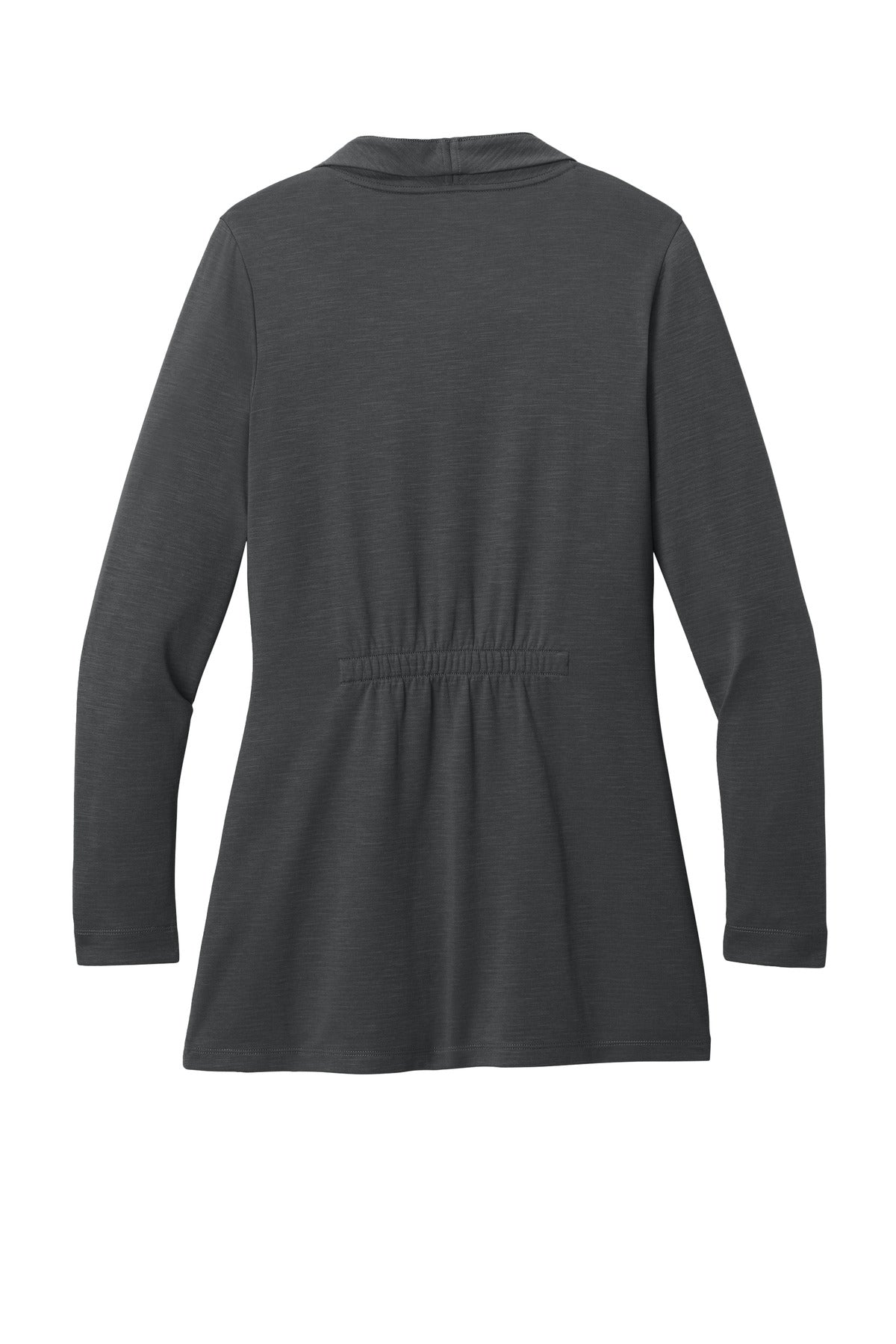 Port Authority Women's Breakwater Open Cardigan LK820 Grey Steel