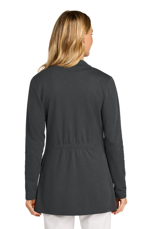 Port Authority Women's Breakwater Open Cardigan LK820 Grey Steel