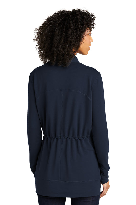 Port Authority Women's Microterry Cardigan LK825 River Blue Navy