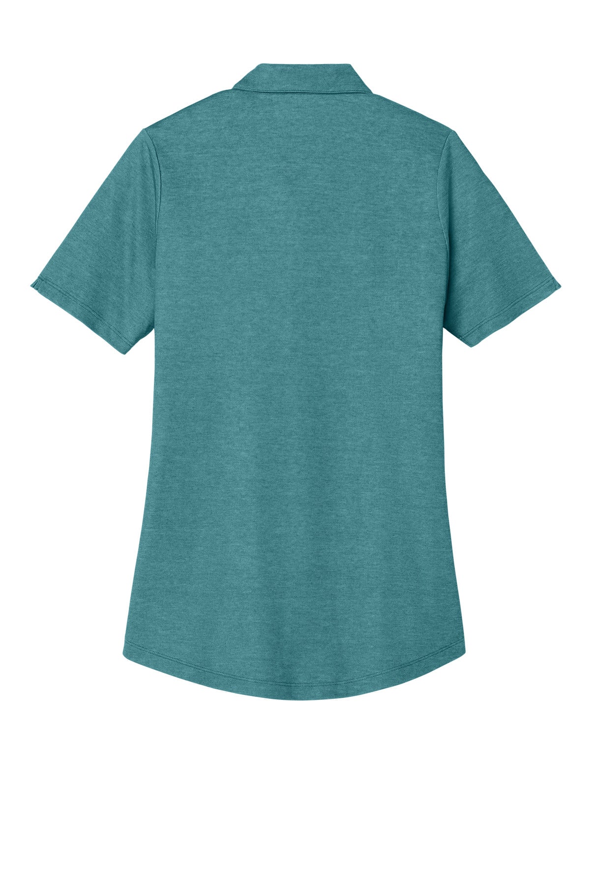 Port Authority Women's Fine Pique Blend Polo LK830 Dark Teal Heather