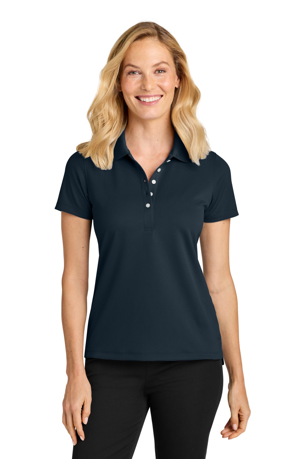 Port Authority Women's Dry Zone Stain-Release Grid Polo LK845 Night Navy