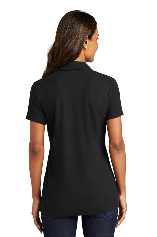 Port Authority Women's C-FREE Cotton Blend Pique Polo LK867 Black
