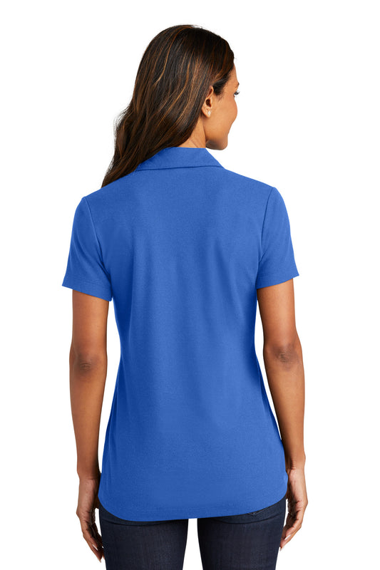 Port Authority Women's C-FREE Cotton Blend Pique Polo LK867 True Blue