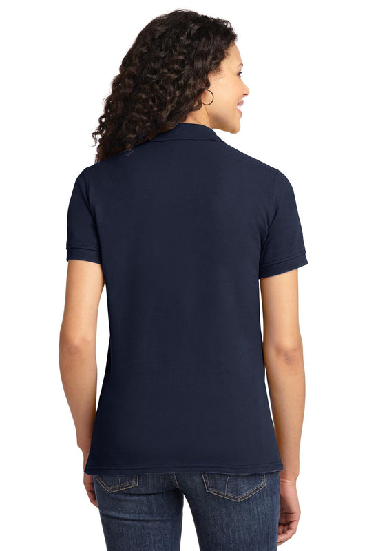 Port & Company Women's Core Blend Pique Polo. LKP155 Deep Navy
