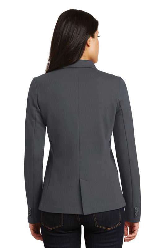 Port Authority Women's Knit Blazer. LM2000 Battleship Grey
