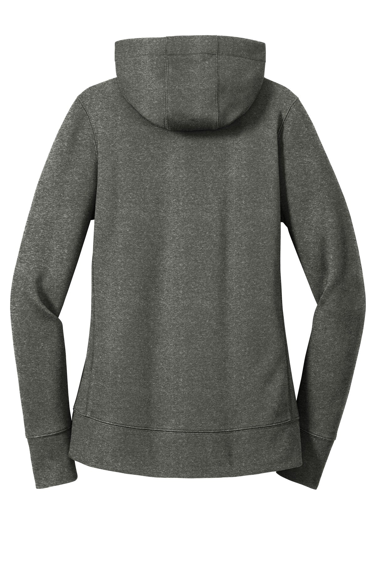 New Era Women's French Terry Full-Zip Hoodie. LNEA502 Black Twist