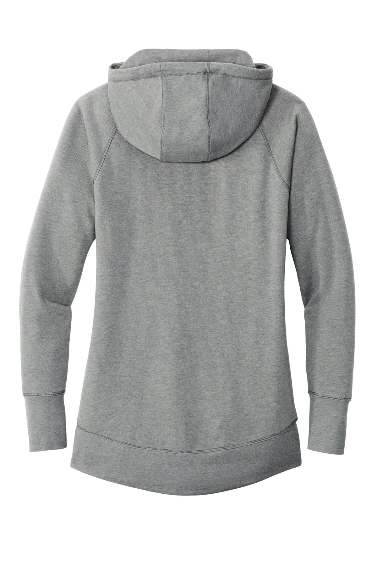 New Era Women's Tri-Blend Fleece Pullover Hoodie. LNEA510 Shadow Grey Heather