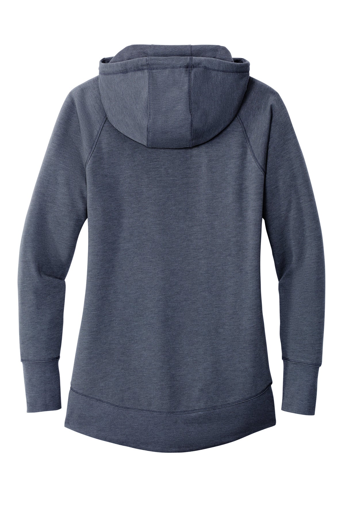 New Era Women's Tri-Blend Fleece Pullover Hoodie. LNEA510 True Navy Heather