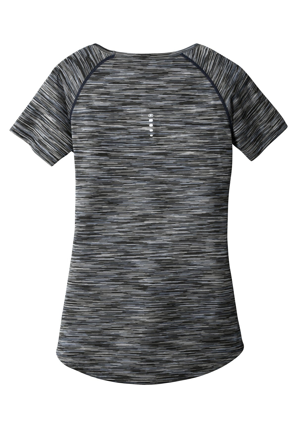 OGIO Women's Verge Scoop Neck LOE326 Blacktop Space Dye