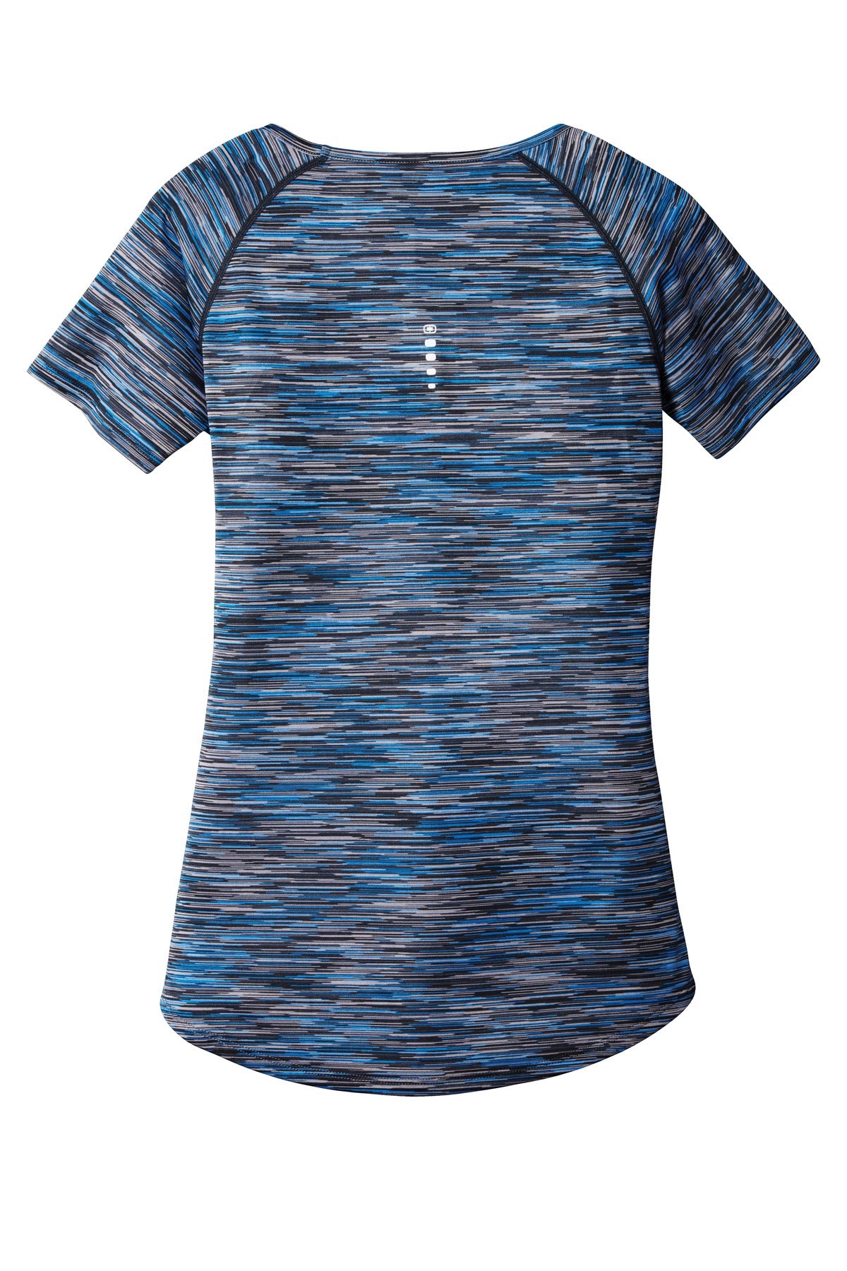 OGIO Women's Verge Scoop Neck LOE326 Electric Blue Space Dye
