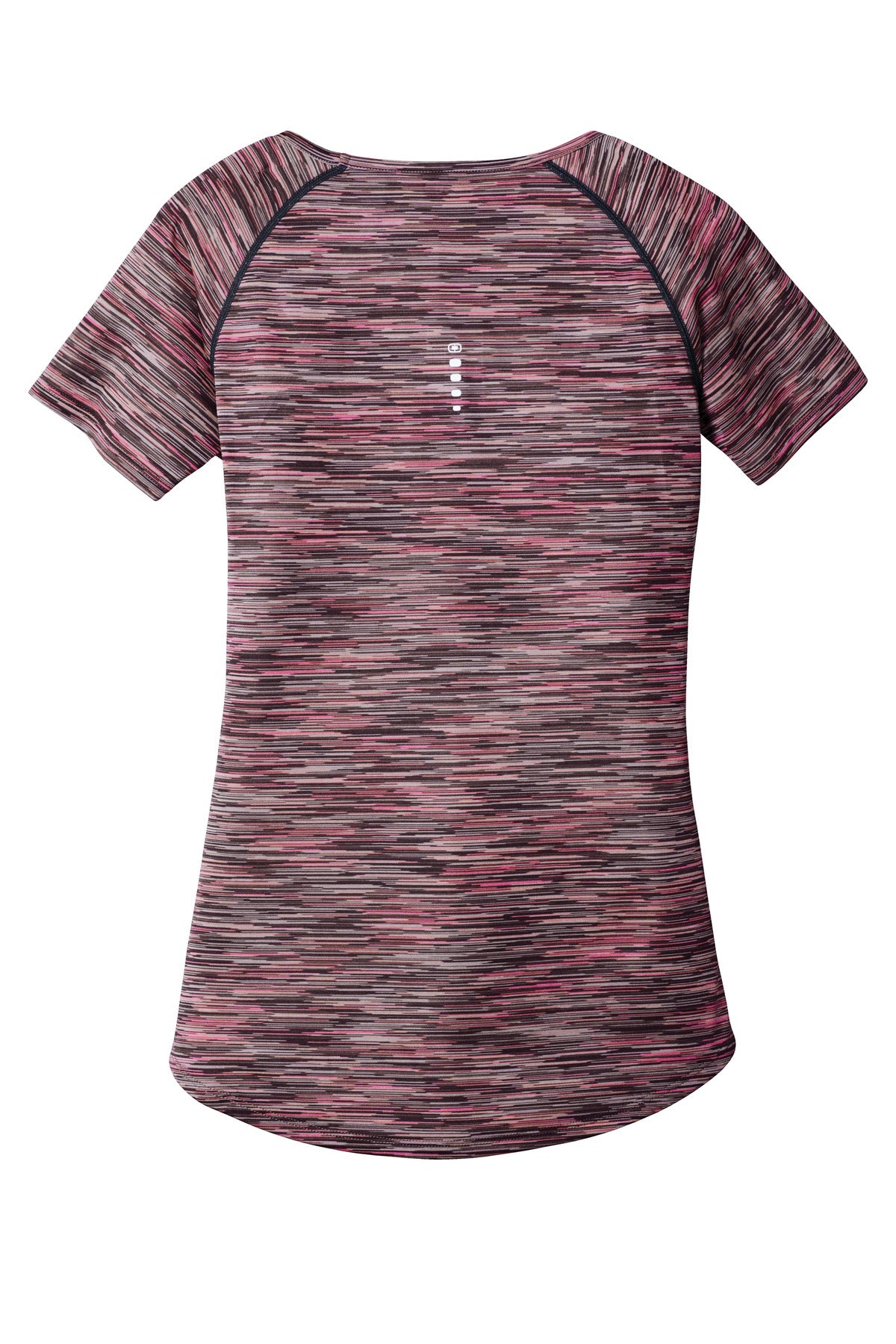 OGIO Women's Verge Scoop Neck LOE326 Fierce Coral Space Dye