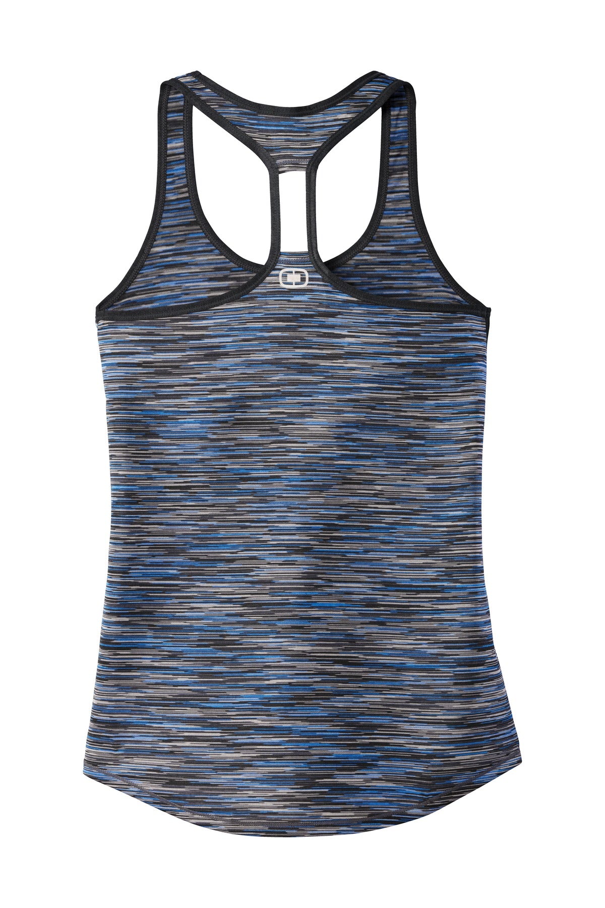 OGIO Women's Verge Racerback Tank LOE327 Electric Blue Space Dye