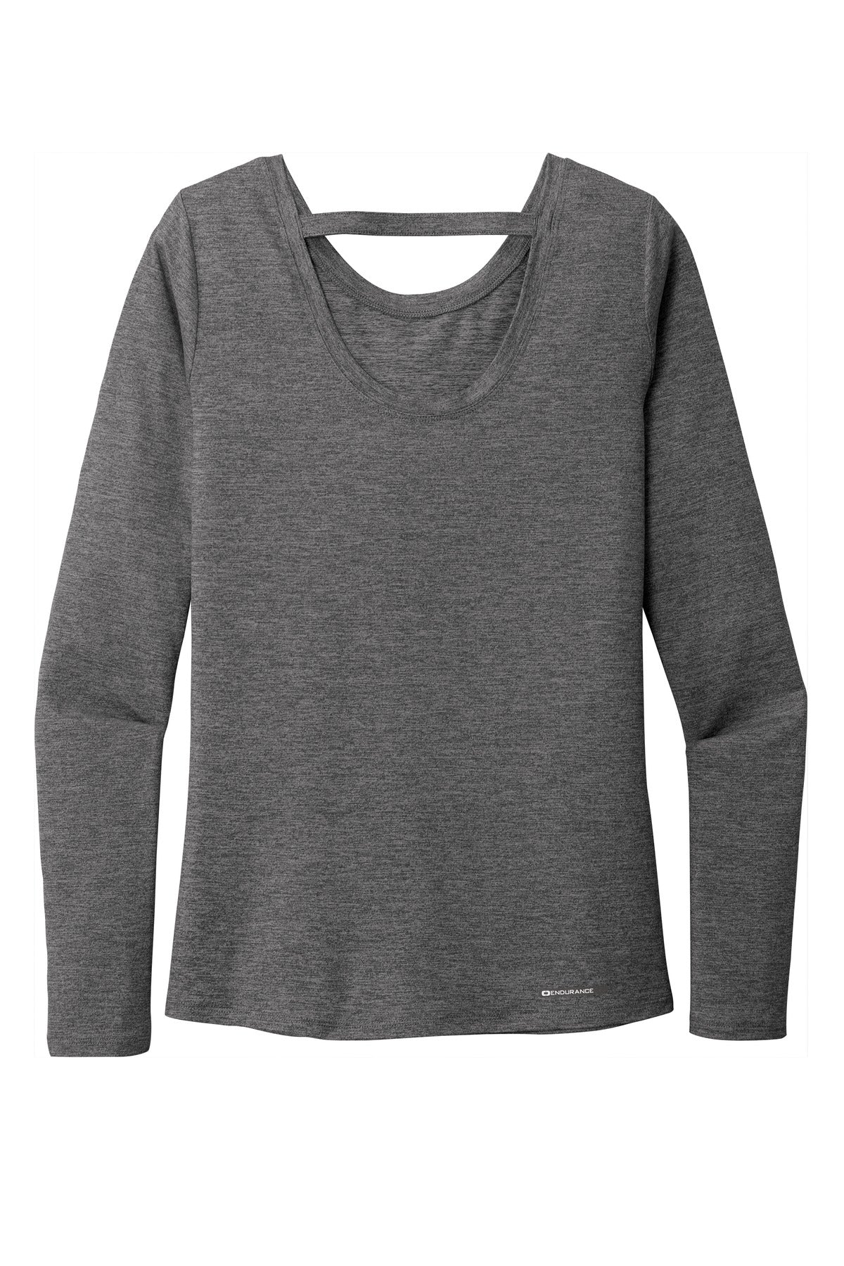 OGIO Women's Force Long Sleeve Tee LOE340 Gear Grey Heather