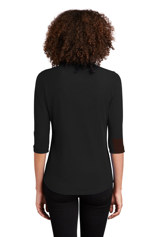 OGIO Women's Jewel Henley LOG104 Blacktop