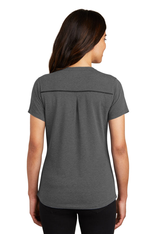 OGIO Women's Tread Henley LOG136 Blacktop Heather