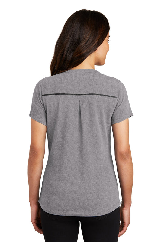 OGIO Women's Tread Henley LOG136 Grey Heather
