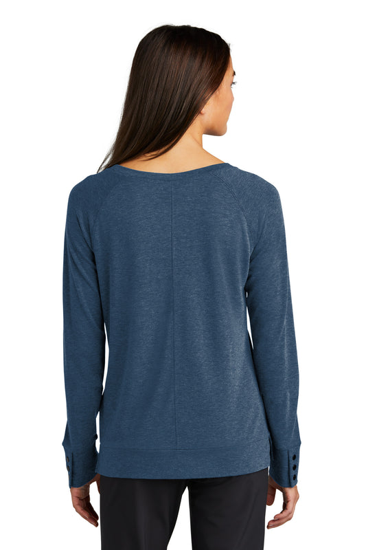 OGIO Women's Command Long Sleeve Scoop Neck LOG150 Spar Blue