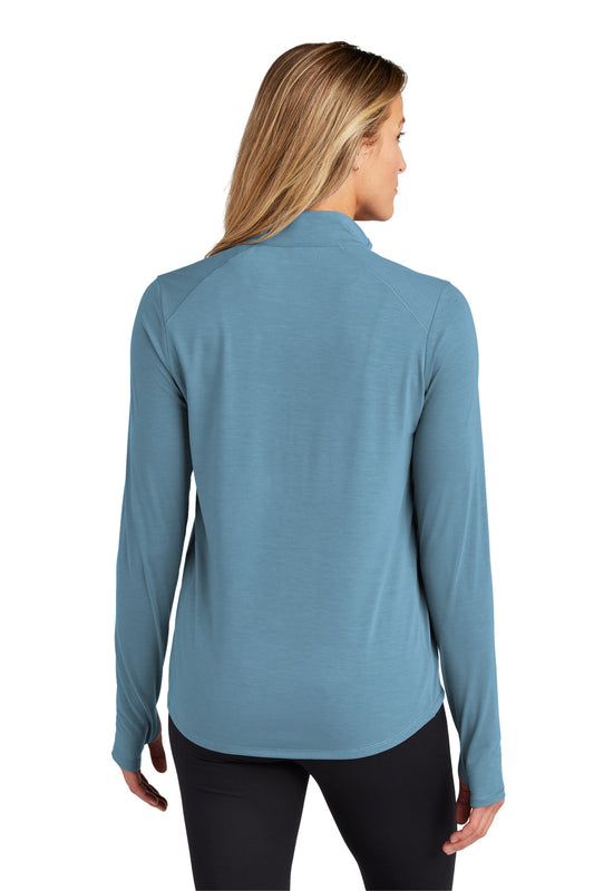 OGIO Women's Motion 1/4-Zip LOG153 Blue Mist