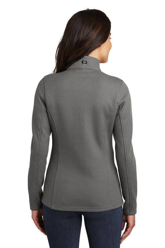 OGIO Women's Grit Fleece Jacket LOG727 Gear Grey