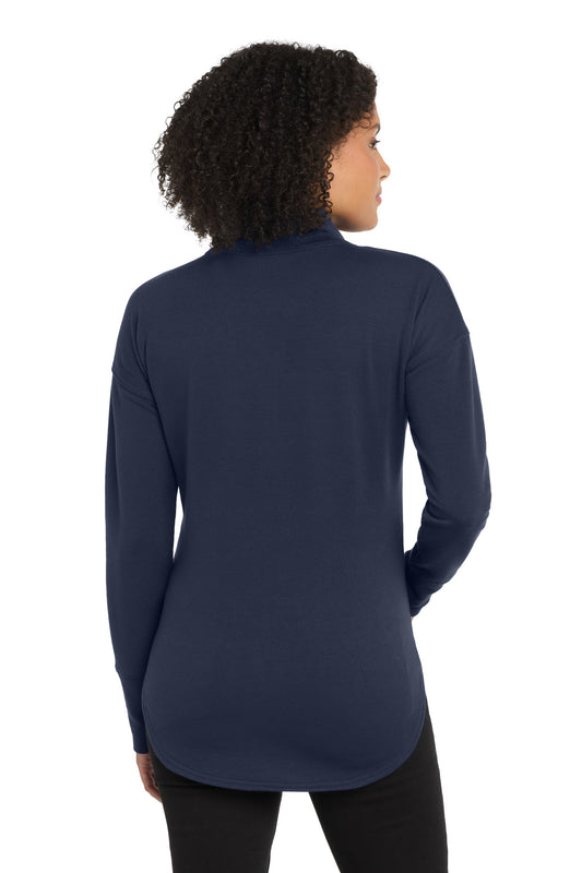 OGIO Women's Luuma Full-Zip Fleece LOG812 River Blue Navy