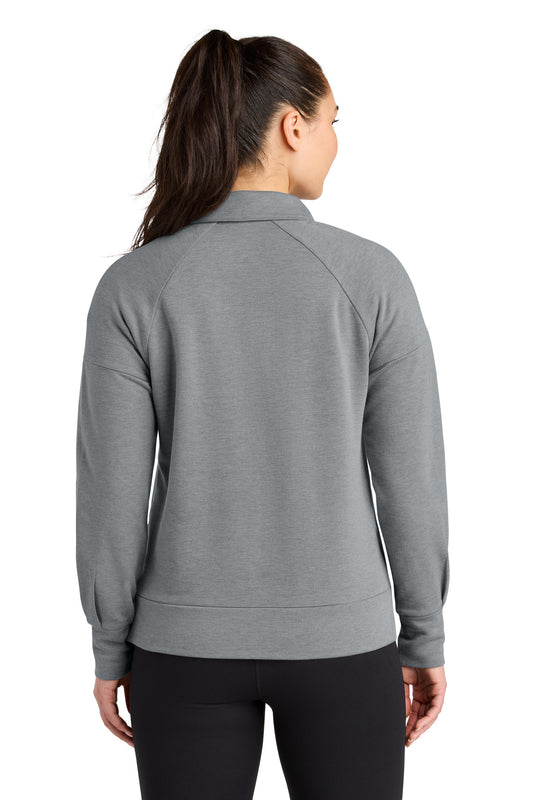 OGIO Women's Luuma 1/2-Zip LOG814 Petrol Grey Heather