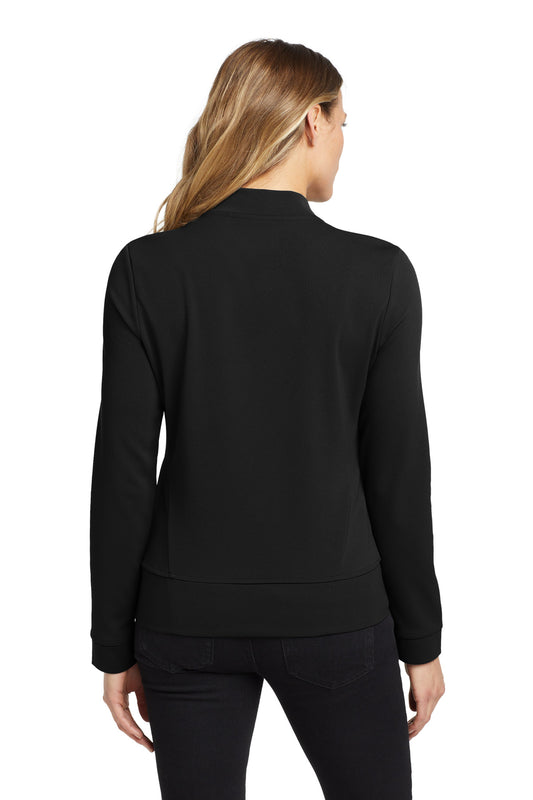OGIO Women's Hinge Full-Zip LOG820 Blacktop