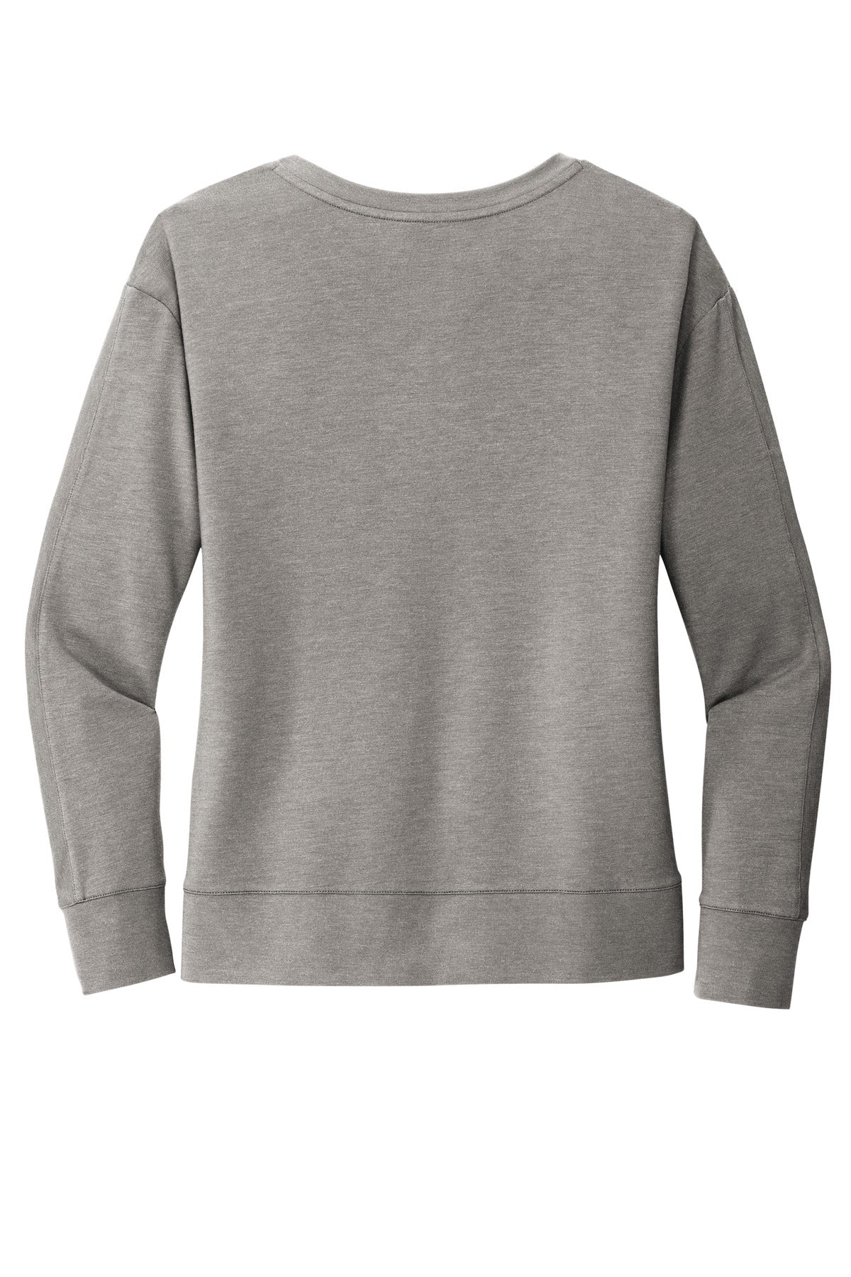 OGIO Women's Luuma Flex Long Sleeve V-Neck LOG825 Petrol Grey Heather