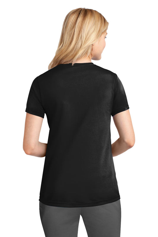 Port & Company Women's Performance Tee. LPC380 Jet Black