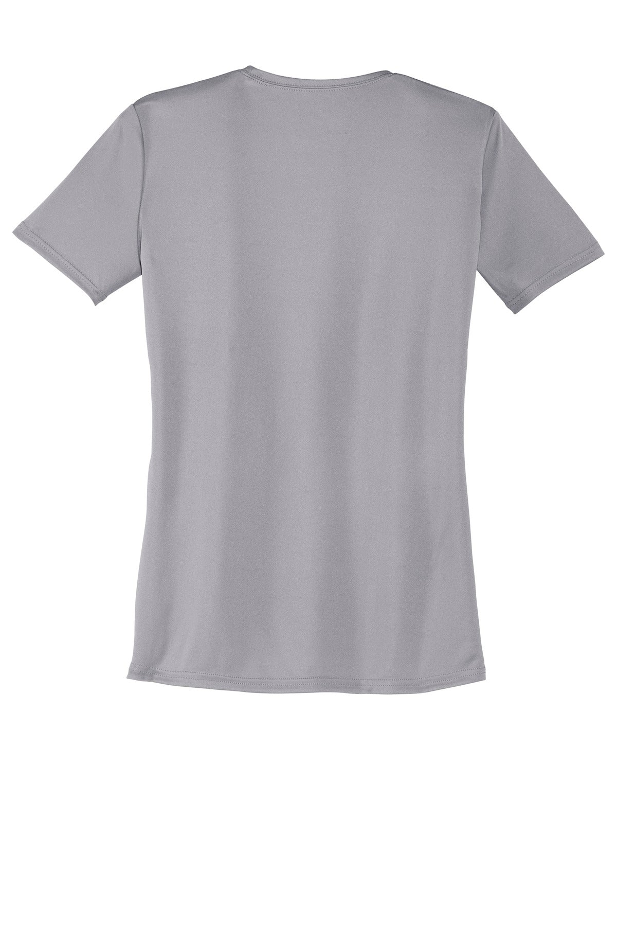 Port & Company Women's Performance Tee. LPC380 Silver