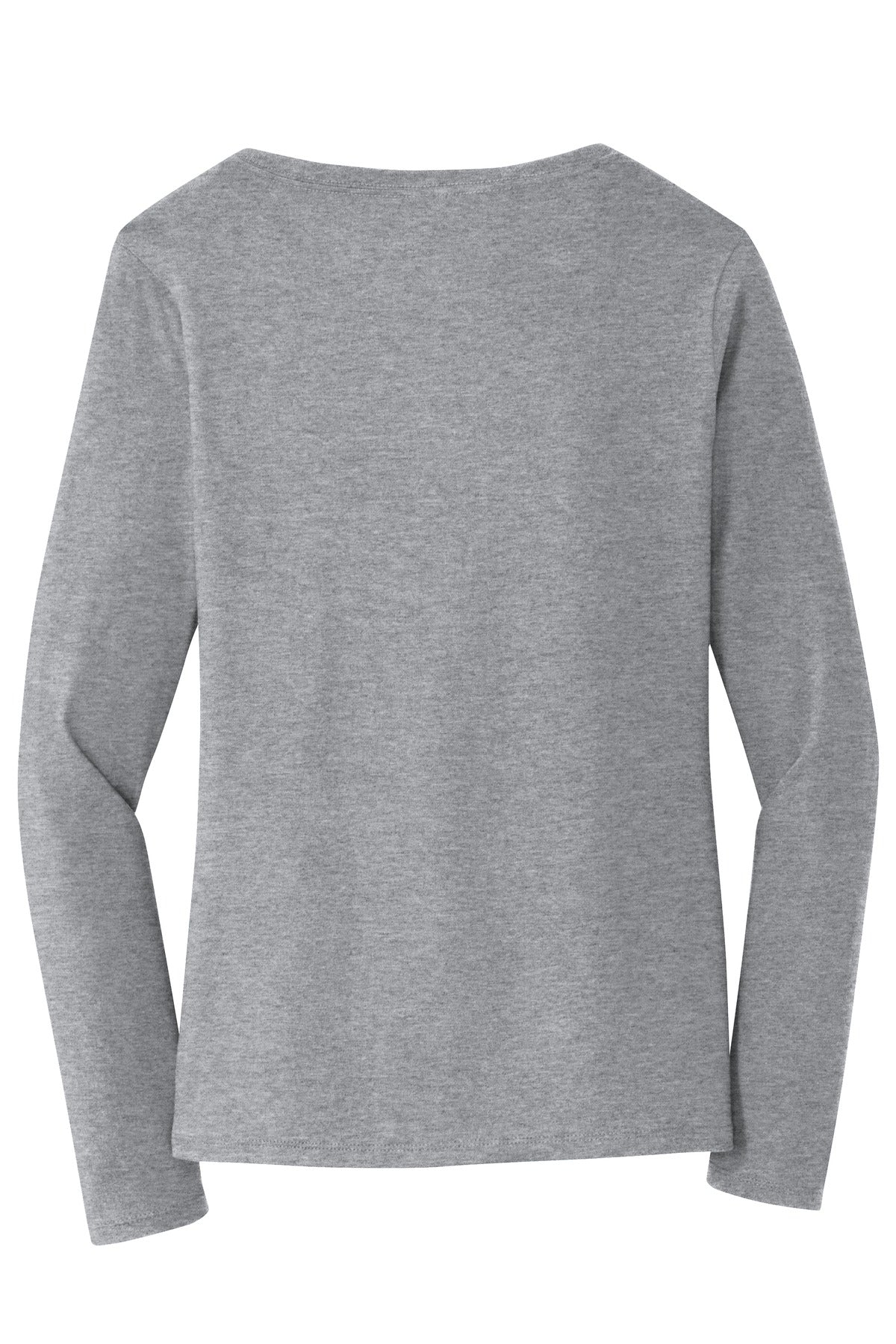 Port & Company Women's Long Sleeve Fan Favorite V-Neck Tee. LPC450VLS Athletic Heather