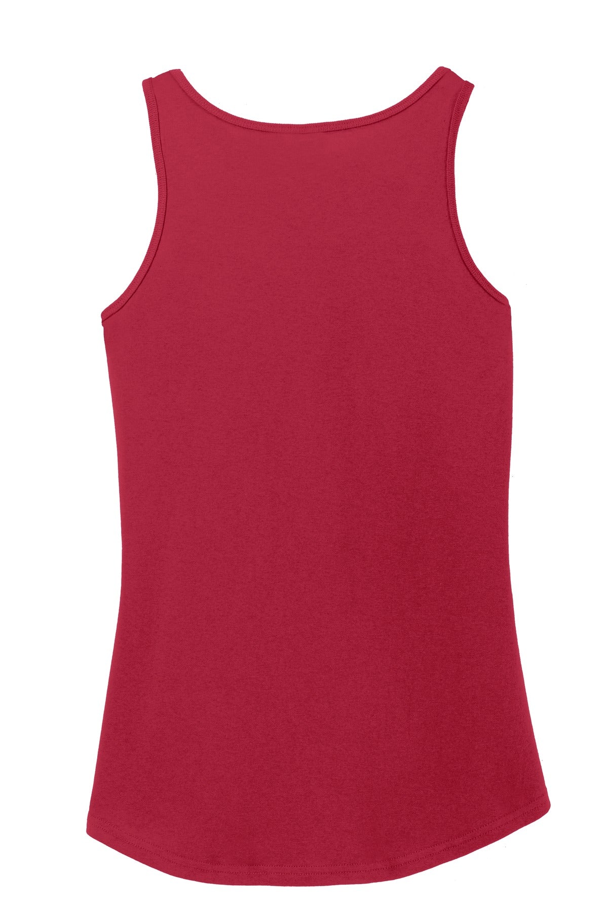 Port & Company Women's Core Cotton Tank Top. LPC54TT Red