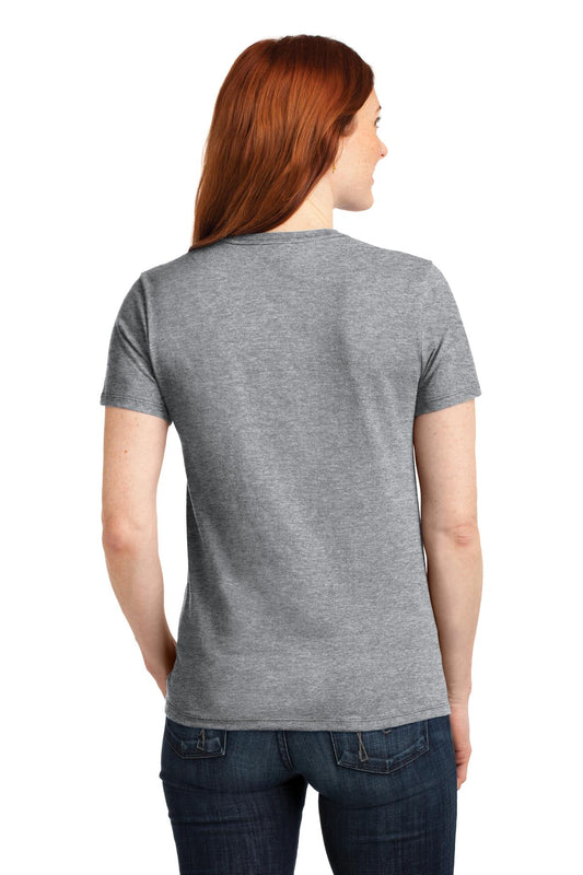 Port & Company Women's Core Blend Tee. LPC55 Athletic Heather